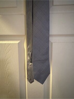 Daniel Cremieux Gray Glen Plaid Silk Tie
